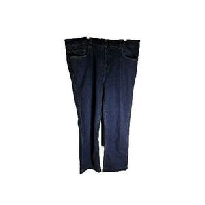 Jones New York Sport Stretch Straight Leg Jeans Women's Size 14 Blue 36x25